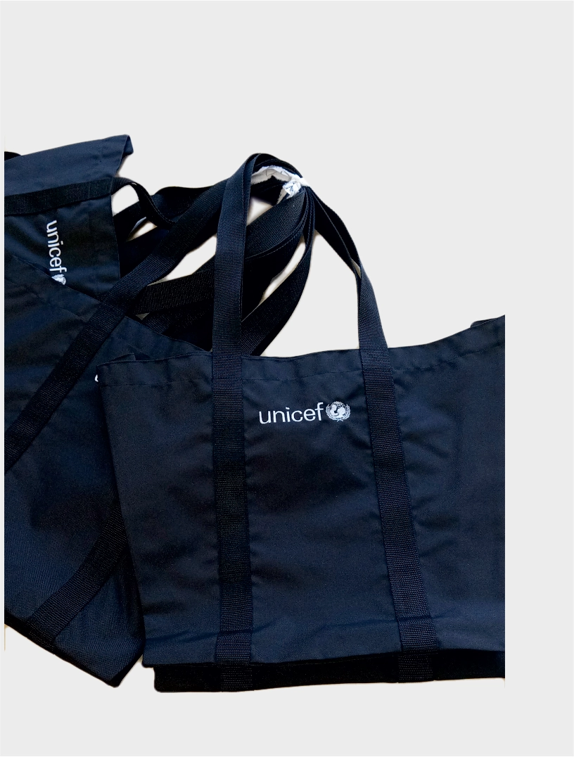 Detail tašky Tote Bag pro UNICEF