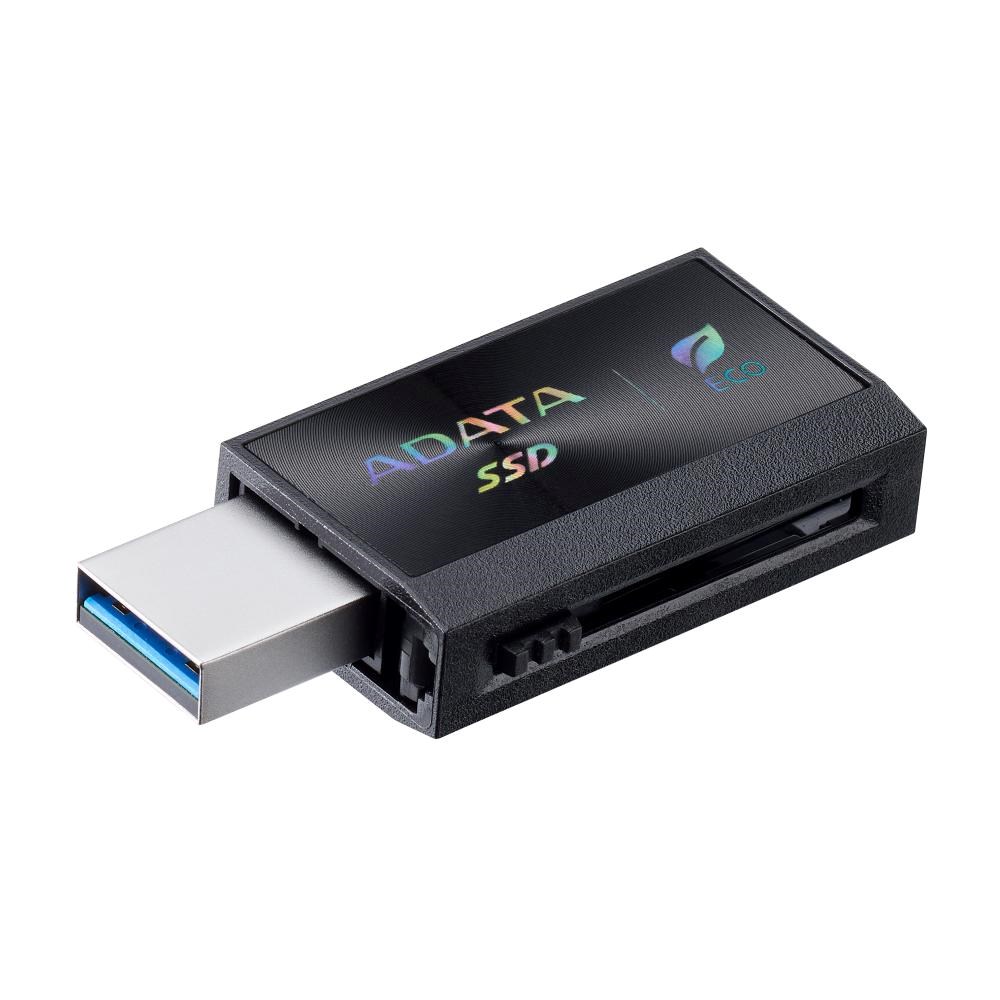 ADATA Externí SSD SC730 1TB, USB-C/A, USB 3.2 Gen2, černá 