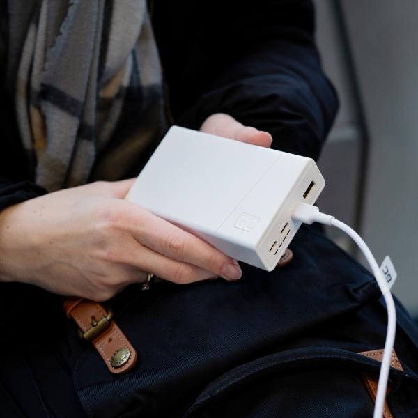 Green Cell powerbanka PowerPlay 20S 20000mAh 22.5W PD USB C, bílá