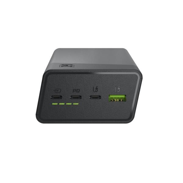 Green Cell PowerPlay 30 - černá barva powerbanka s 30, 000mAh, 22.5W, 4 porty