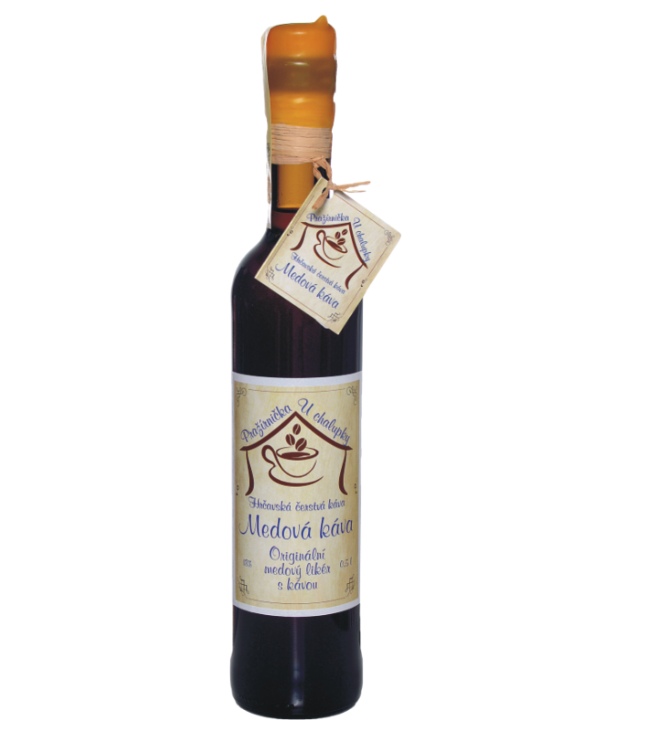 Medový likér - Medová káva 0,5l