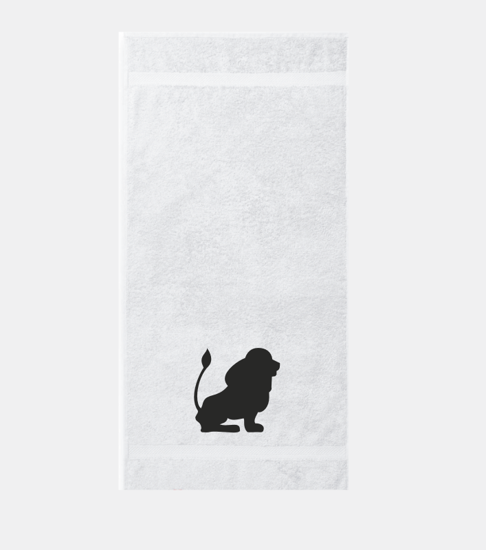 Ručník 450g/m2 50 x 100 cm znamení zvěrokruhu Lev