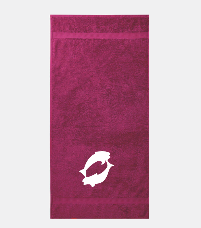 Ručník 450g/m2 50 x 100 cm znamení zvěrokruhu Ryby