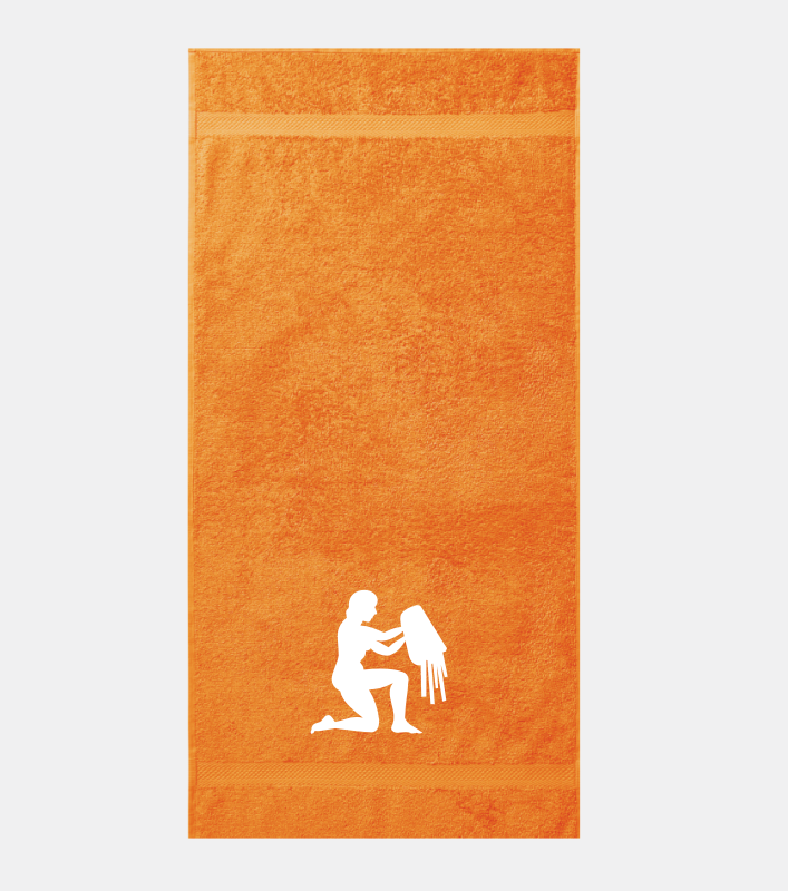 Ručník 450g/m2 50 x 100 cm znamení zvěrokruhu Vodnář