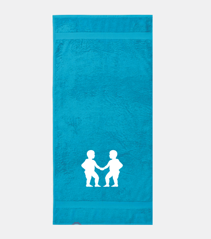 Osuška 450g/m2 70 x 140 cm znamení zvěrokruhu Blíženci