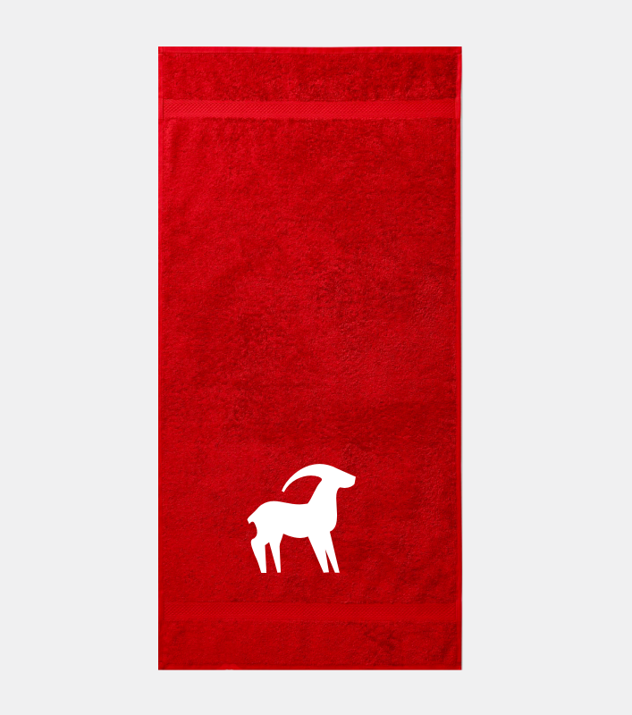 Osuška 450g/m2 70 x 140 cm znamení zvěrokruhu Kozoroh