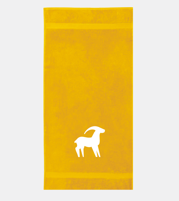 Osuška 450g/m2 70 x 140 cm znamení zvěrokruhu Kozoroh