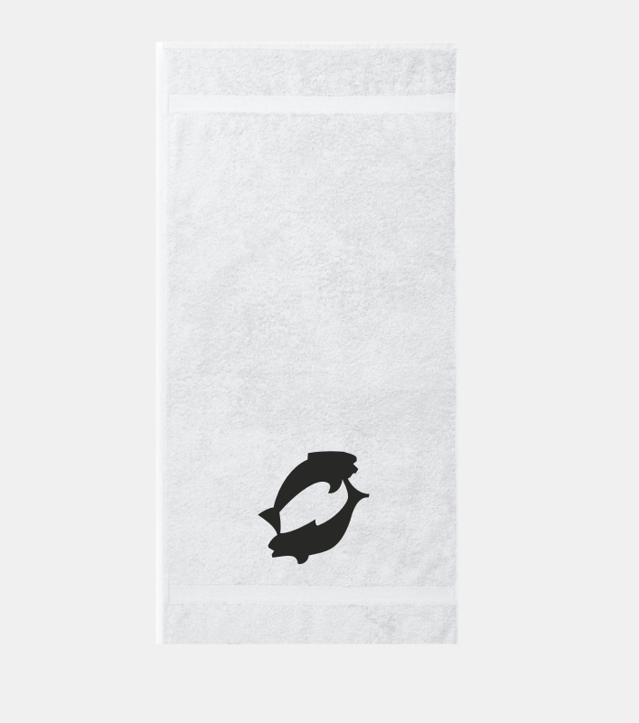 Osuška 450g/m2 70 x 140 cm znamení zvěrokruhu Ryby