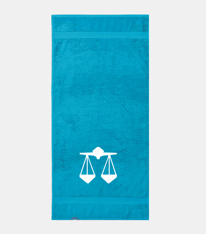 Osuška 450g/m2 70 x 140 cm znamení zvěrokruhu Váhy