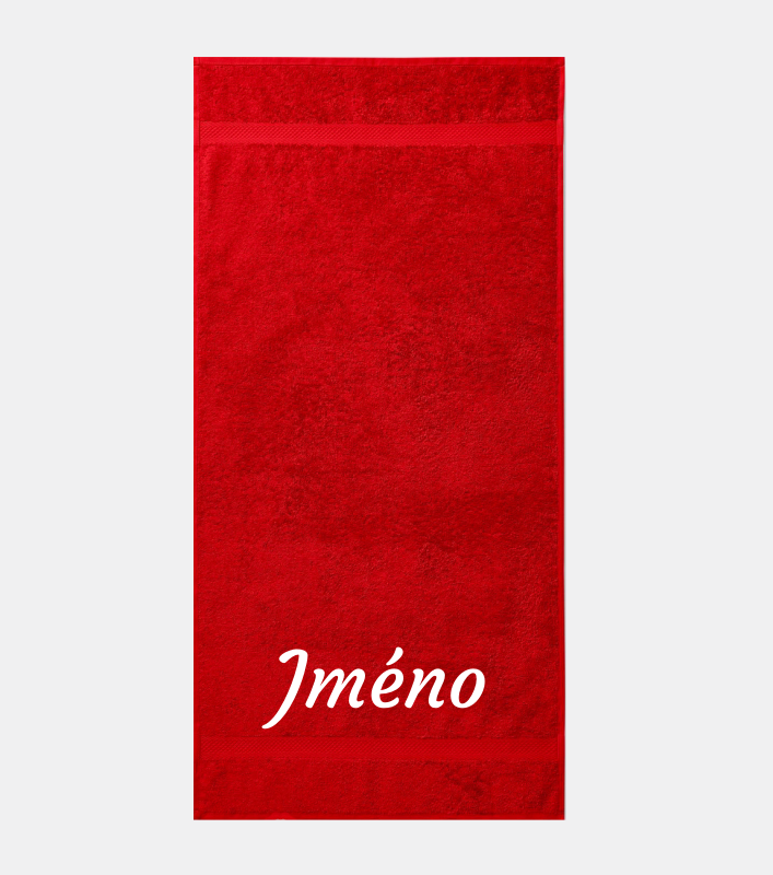 Ručník 450g/m2 50 x 100 cm Jméno