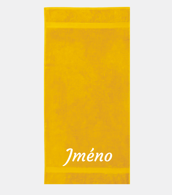 Ručník 450g/m2 50 x 100 cm Jméno