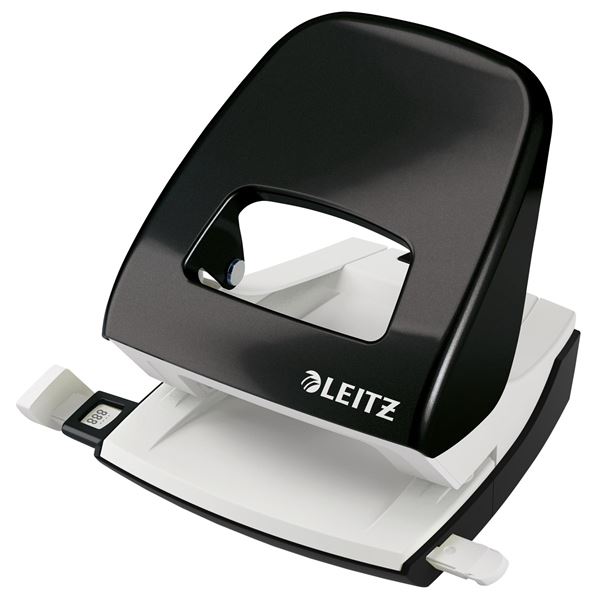 Děrovačka Leitz WOW NeXXt 5008 - 30 listů, kov,metalická černá