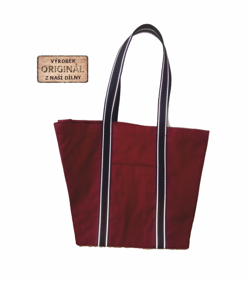 Taška Shopper bag - bordo