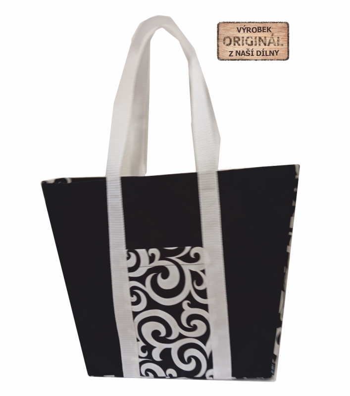 Taška Shopper bag - bílý popruh