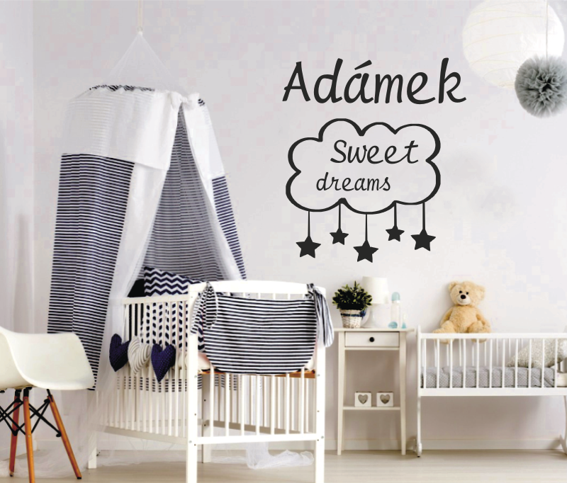 Dětské samolepky na zeď - Sweet dreams