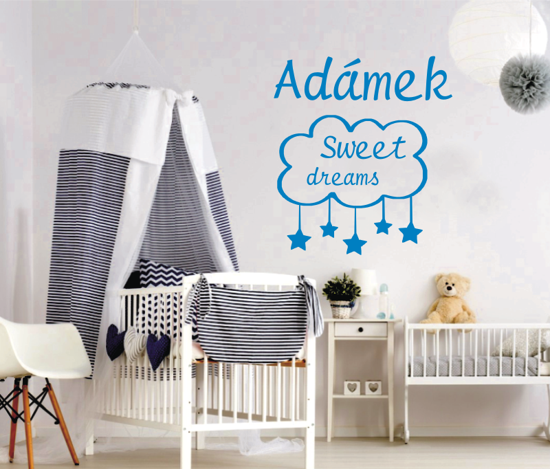 Dětské samolepky na zeď - Sweet dreams