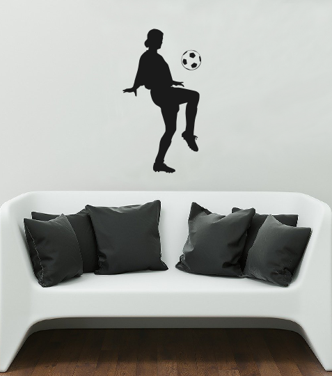 Samolepky na zeď - Fotbalistka