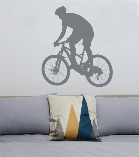 Samolepky na zeď - Cyklista