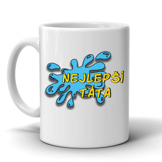 Keramický hrnek, Nejlepší táta, 300ml, bílý
