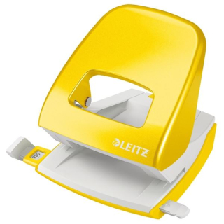 Děrovačka Leitz WOW NeXXt 5008 - 30 listů, kov,metalická žlutá