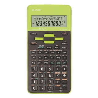 Vědecká kalkulačka Sharp EL-531TH - 10 míst, zelená