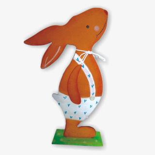 Velikonoční zajíc dřevěný, výška 30 cm