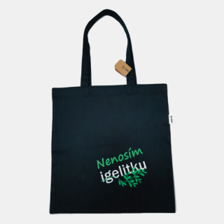 Nákupní plátěná taška s potiskem Nenosím igelitku